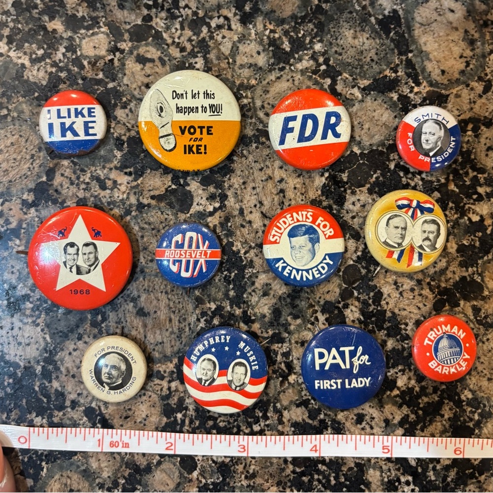 Political Campaign Button Set - Picture 2 of 3